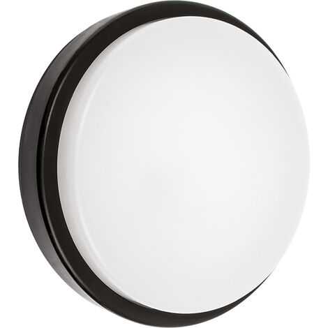 Aplique SURF ECOVISION redondo IP65 1x20W LED 1440lm 6400K 120°Al.5,4xD.21cm Plicarbonato (PC) Negro