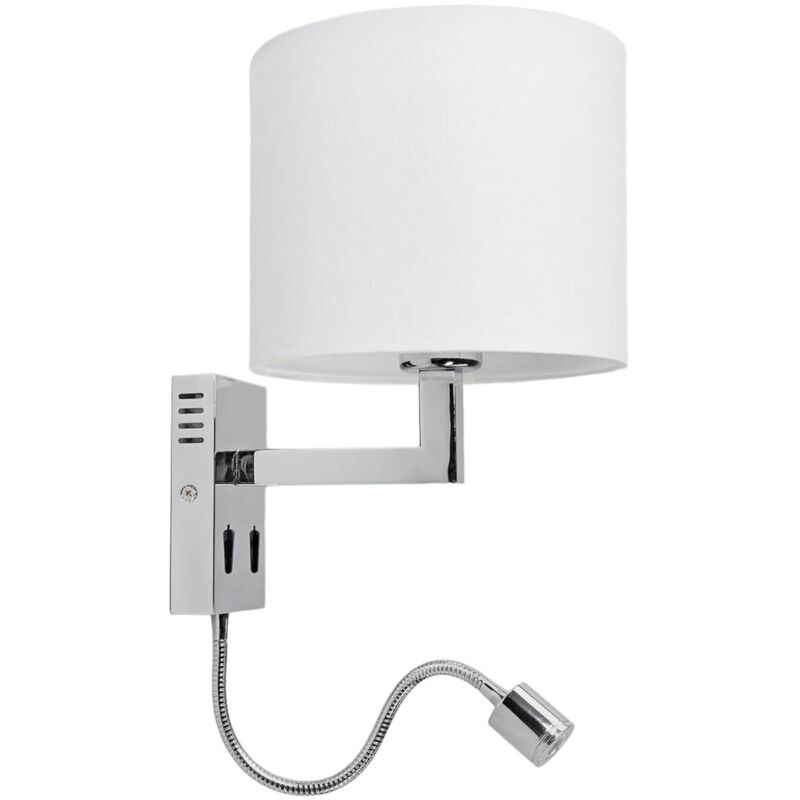 

Aplique tela Taron con luz lectura e interruptores