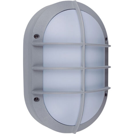 Aplique TIGRE grande IP54 1xE27 Gris/Blanco