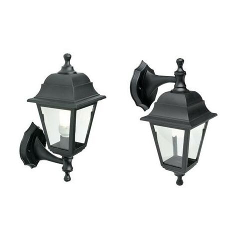 Aplique Up & Down E27 En Resina black devil line