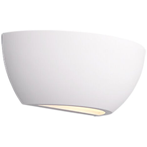 Aplique Yeso Doble Luz Roma Pintable Trio Iluminación