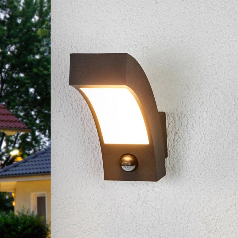 

Aplique LED exterior Lennik, sensor de movimiento