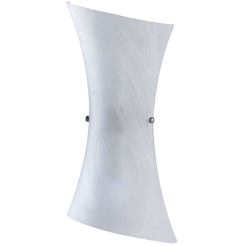 

Aplique LED Ebba de vidrio blanco