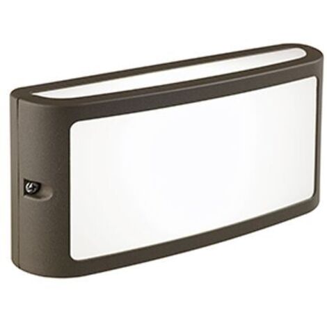 Apliques de exterior Sovil PANTALLA con LED de 10W 4000K Marrón 99500/27