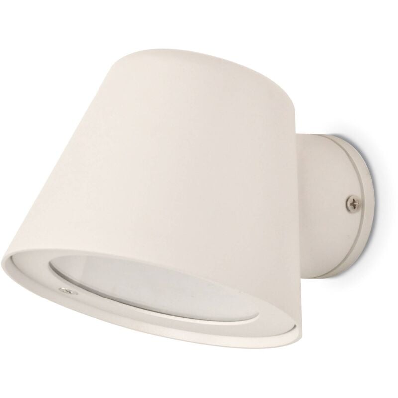 

Apliques de pared exterior LED 'ALBA' Bombilla LED GU10 7 Wattios incluida | Blanco