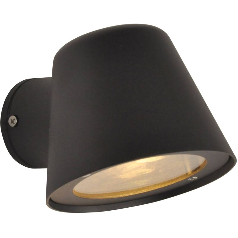 

Barcelona Led - Apliques de pared exterior LED 'ALBA' Bombilla LED GU10 7 Wattios incluida | Negro