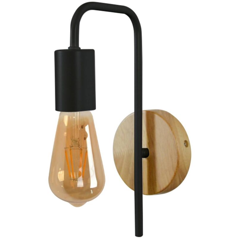 

Apliques de pared interior 'FINNA' E27 | Negro