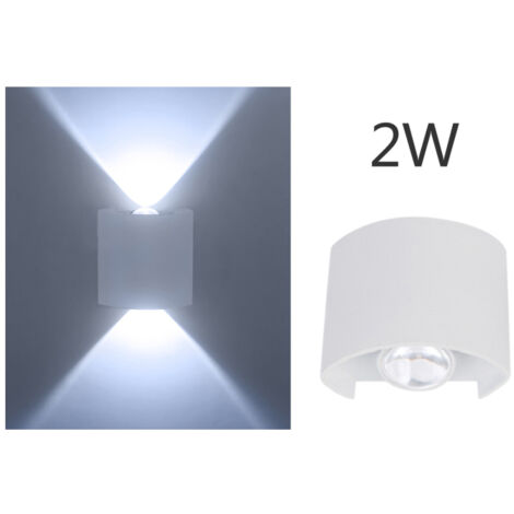 Apliques de pared LED modernos AC85-265V, iluminación interior ascendente y descendente, para dormitorio, balcón, pasillo, escalera.