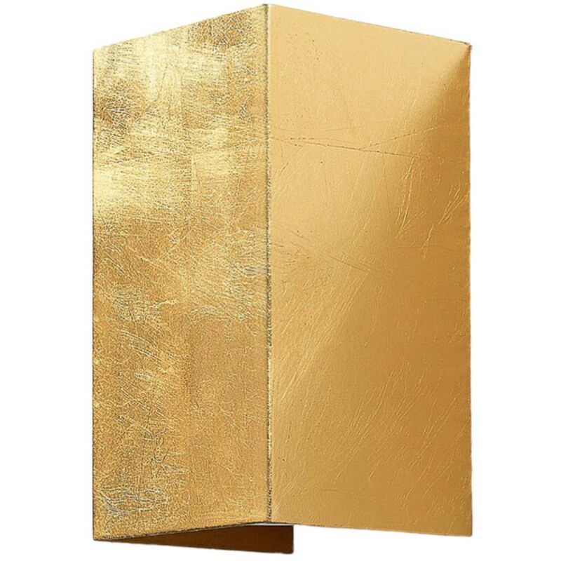 

Aplique Tabita de metal dorado con 2 haces de luz