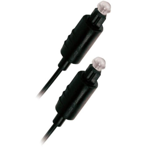 APM Cordon Fibre Optique Toslink - Male-Male - Noir - 2m
