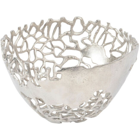 Apo Coral Bowl - Aluminium - L18 x W31 x H31 cm - Silver