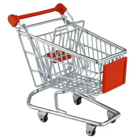 Apollo Chrome Mini Shopping Trolley