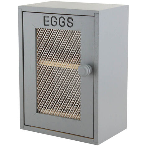 Apollo Rubber Wood Egg Cabinet Charcoal