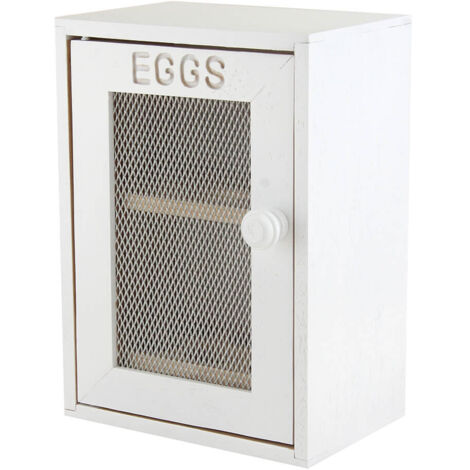 Apollo Rubber Wood Egg Cabinet White
