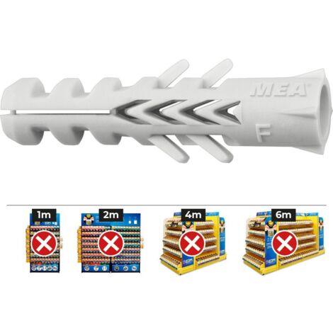 Apolo Mea 914Nf - Taco de Nylon Standard Nf Diametro 14 Mm, 20 Unità
