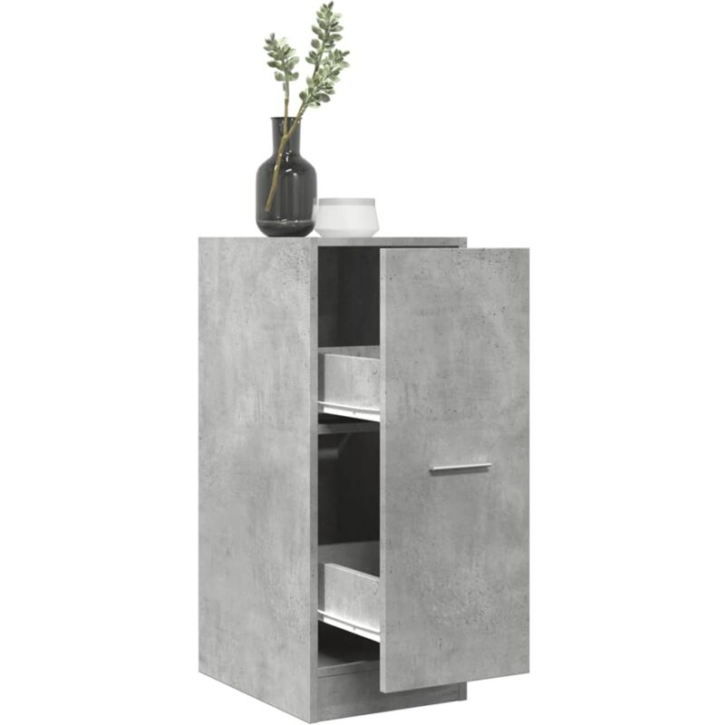 Apothekerschrank Betongrau 30x41x77, 5 Cm Holzwerkstoff Vidaxl