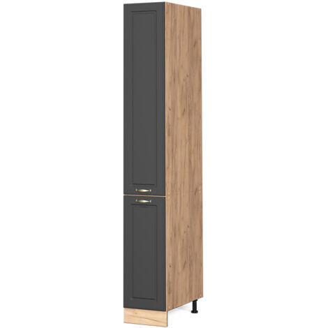 Apothekerschrank Fame-Line, Anthrazit-Gold, 30 cm, Vicco