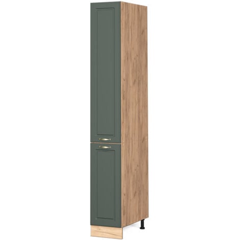 Apothekerschrank Fame-Line, Grün-Gold Landhaus, 30 cm, Vicco
