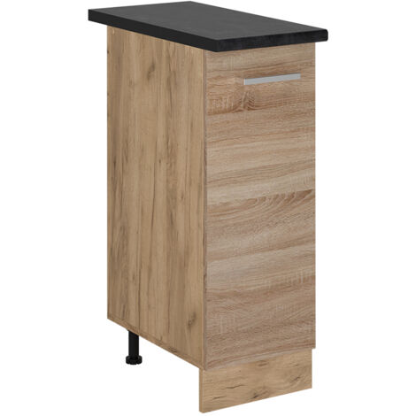 Apothekerschrank R-Line, Sonoma, 30 cm , AP Anthrazit, Vicco