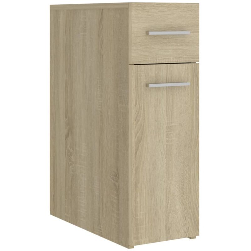 Apothekerschrank Sonoma-eiche 20x45, 5x60 Cm Holzwerkstoff Vidaxl