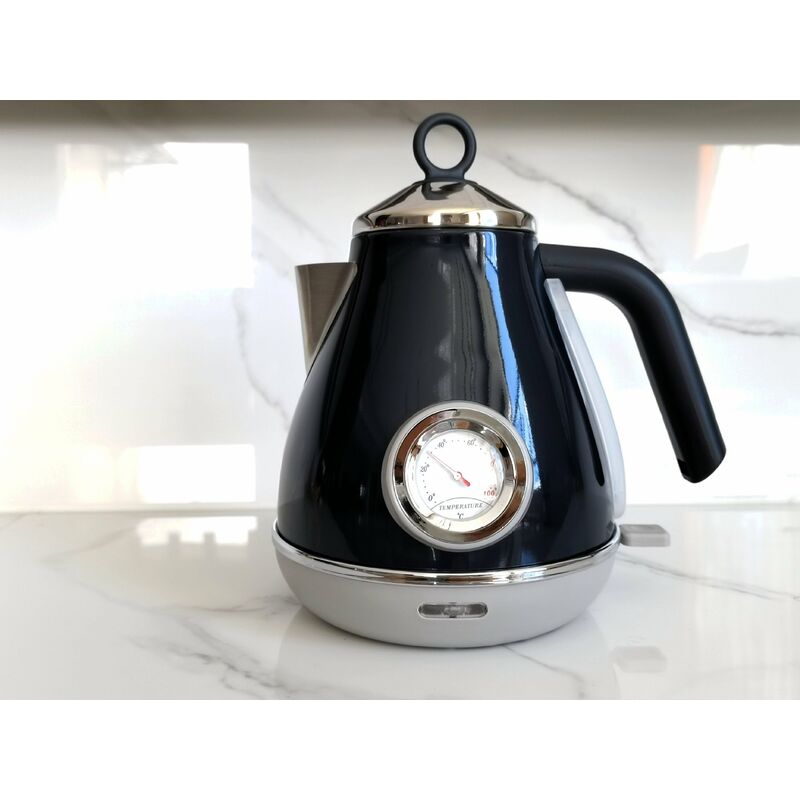 Bollitore, teiera retrò, 1,7 l, 2200 w, wireless