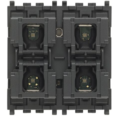 Apparecchio di comando KNX  4 pulsanti con attuatore 2 moduli Vimar 01581