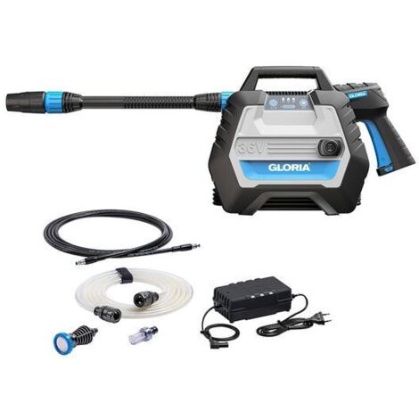 Apparecchio di pulizia multijet 36V 40 Ah con tubo di scarica da 6 m e tubo di aspirazione da 5 m