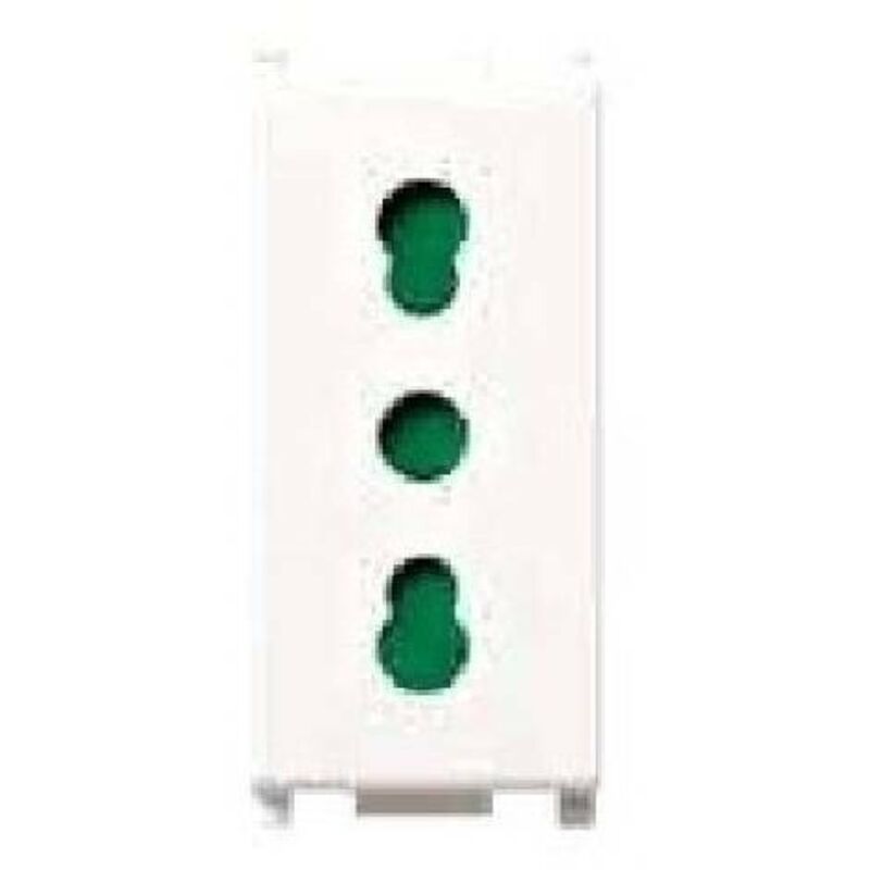 Plana Presa 2p t Bipasso Bianco 10 16a 14203 Vimar