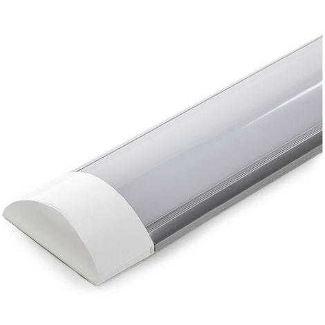 Trade Shop - Plafoniera Stagna 2 Neon Led Tubo T8 G13 60 Cm Da Parete  Soffitto Ip65 T8-60s