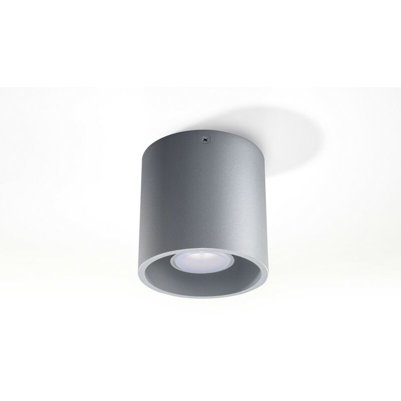 Image of Licht-erlebnisse - Apparecchio moderno rotondo a plafone roda grigio - Grigio