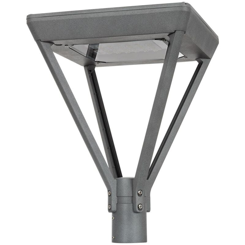 Image of Ledkia - Apparecchio Stradale led 40W Ambra Aventino Square Regolabile 1-10V Illuminazione Stradale Ambra