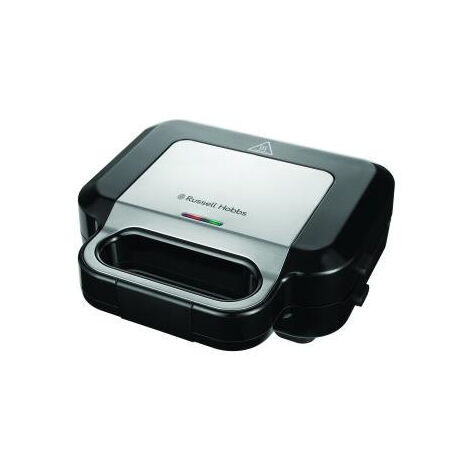 Appareil 3 en 1 sandwichs et gaufres Russell Hobbs 26810-56 noir argent