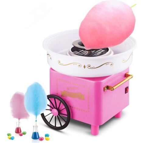 Appareil à barbe à papa - Marque - Modèle - 500W - Rose - Compact
