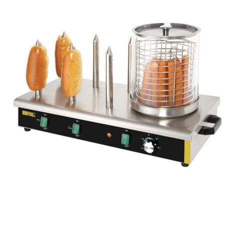 Appareil à Hot-Dog Professionnel 6 Plots - Buffalo