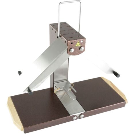 Appareil à raclette inox 900W – Pour 10 personnes – Capacité 1/4 de meule – Cordon 2,20 m – Dimensions 44,5 x 21,5 cm – Bron Coucke