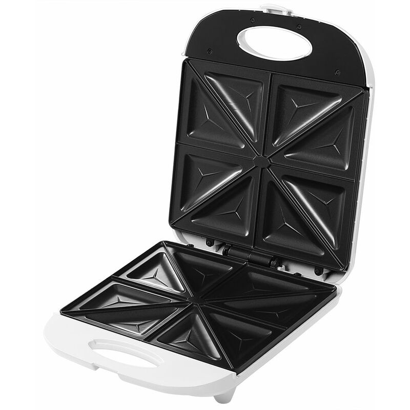 Appareil à sandwich 1000 w blanc appareil de cuisine panini toast électroménager