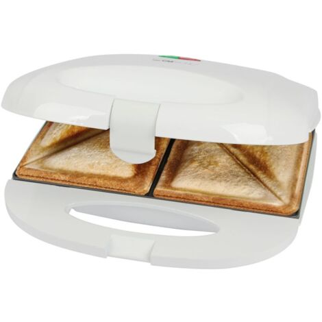 Appareil à Sandwich / Croque-monsieur Blanc Clatronic ST3813-Blanc