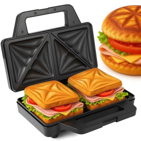 APPAREIL À SANDWICHS GRILLE-PAIN GRILLE SANDWICHS À COUCHES ÉPAISSES PAIN FIT BUN