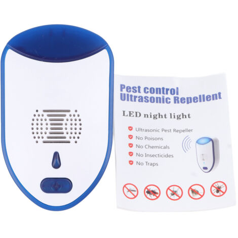 [Appareil à Ultrasons] Répulsif Électronique Anti-Souris et Cafards – Opération Silencieuse, Grande Couverture pour Maison et Bureau