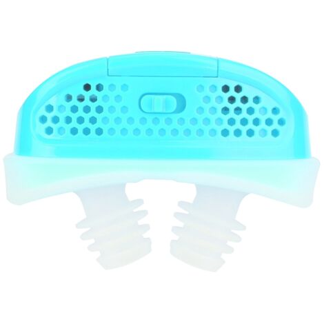 Appareil Anti Ronflement Électrique Intelligent Professionnel pour Soins de Santé (Bleu)