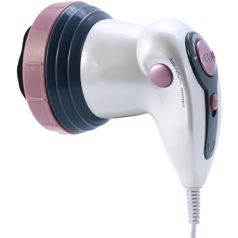 Appareil de massage amincissant et anti-cellulite par vibrations infrarouges électriques, rouge