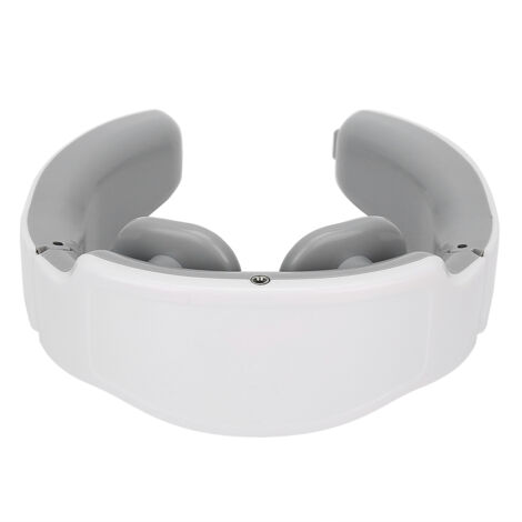 Appareil de massage cervical à impulsions, masseur intelligent rechargeable pour la physiothérapie du cou, 3 têtes de chargement, blanc - AquaForge