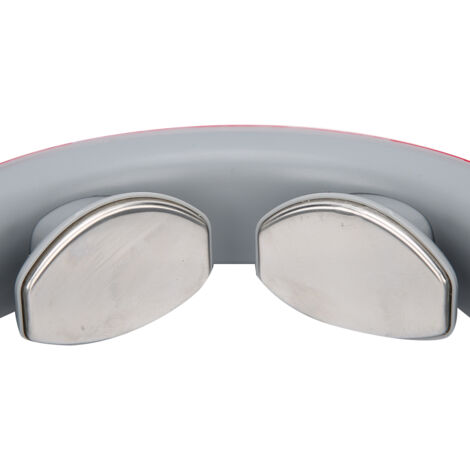 Appareil de massage cervical avec support pour les vertèbres cervicales, coussin chauffant à température constante, rouge - AquaForge