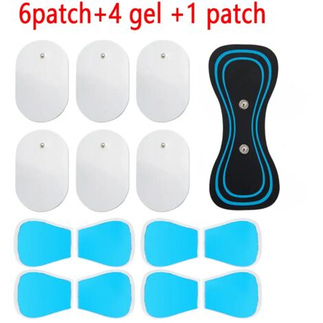 Appareil de massage cervical EMS (stimulateur musculaire) - Patch électrique à impulsions basse fréquence - Outil de relaxation et de soulagement de la douleur 01304-AquaForge