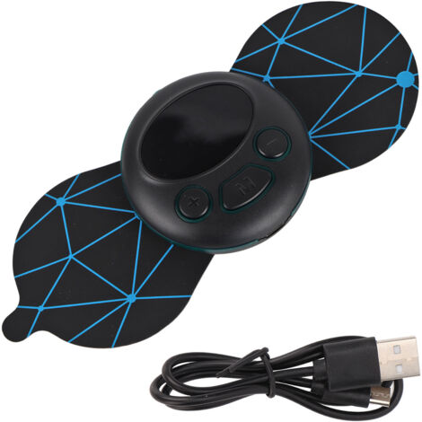 Appareil de massage cervical portable USB avec patch, pour le drainage des méridiens, le soulagement de la fatigue, masseur musculaire léger rechargeable par USB - AquaForge