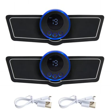 Appareil de massage électrique EMS, masseur à impulsions, instrument de fitness et de musculation pour le remodelage corporel et la stimulation des muscles abdominaux 04815-AquaForge