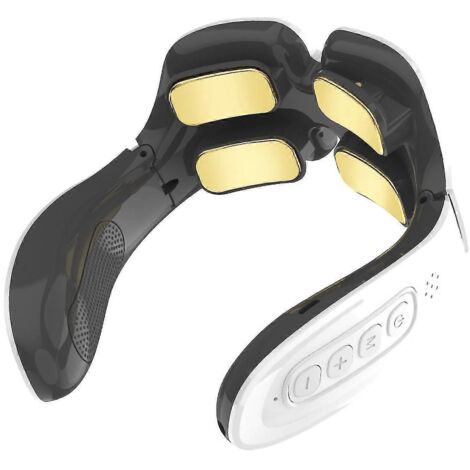 Appareil de massage électrique intelligent pour le dos et la nuque, avec 4 têtes, sans fil, compresse chaude, masseur pour la nuque et les épaules, DGZD-AquaForge
