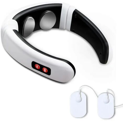 Appareil de massage électrique pour la nuque, stimulation électromagnétique du dos, 6 modes, réglage de la puissance, chauffage infrarouge lointain, outil de soulagement de la douleur, outil de thérap