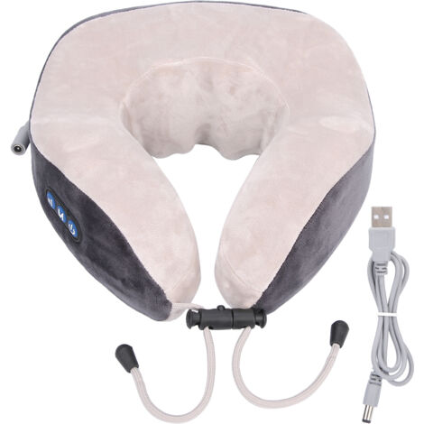 Appareil de massage électrique professionnel pour la nuque, oreiller en forme de U, masseur pour la nuque et les épaules - AquaForge