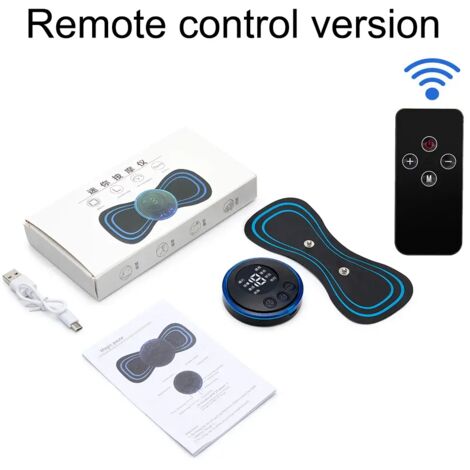Appareil de massage électrique rechargeable pour la nuque, patch de massage cervical EMS pour soulager les douleurs musculaires, support dropshipping03272-AquaForge